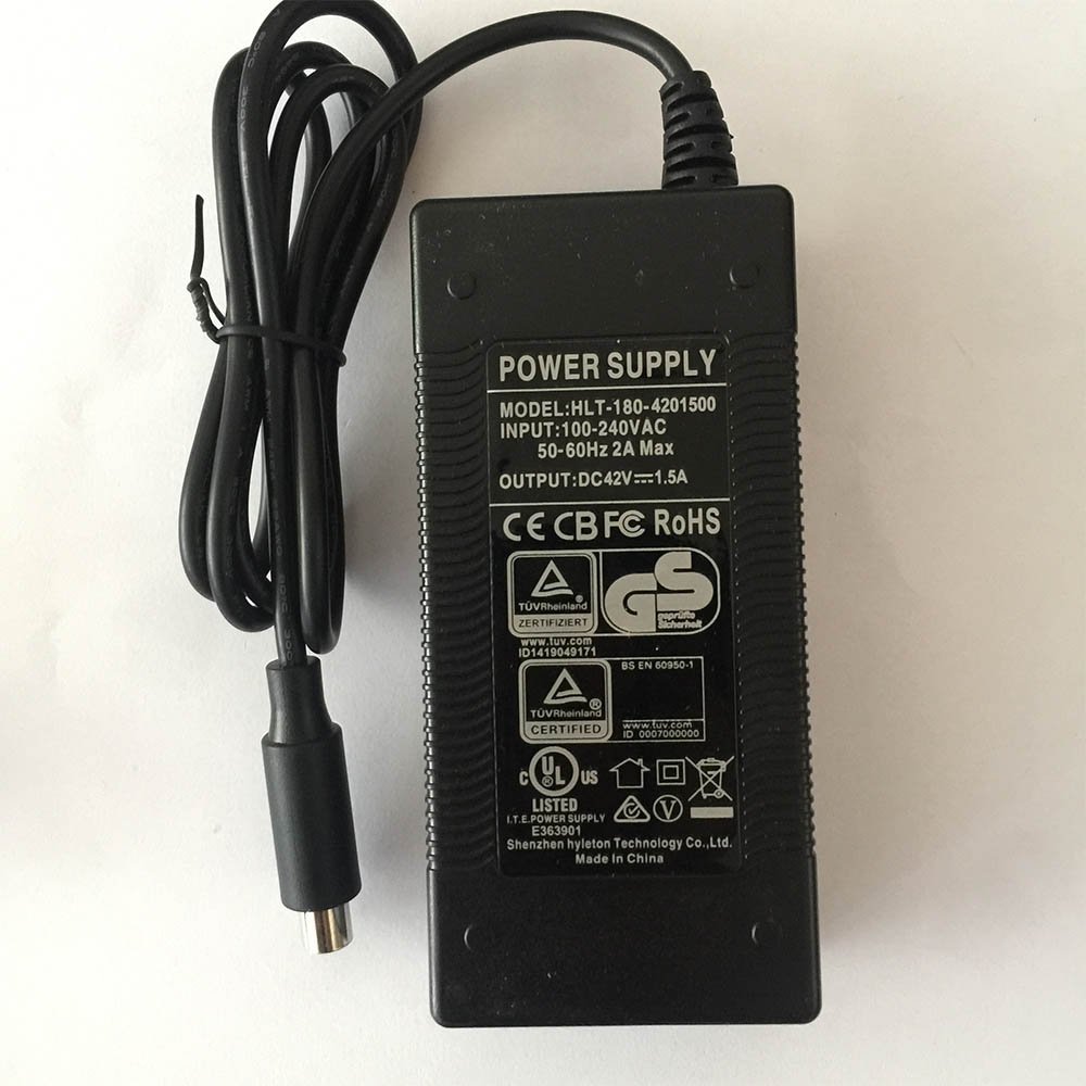 Electric Scooter Charger 42V 1.5A Lithium Battery Charger for 36V XIAOMI Electric Scooter Parts