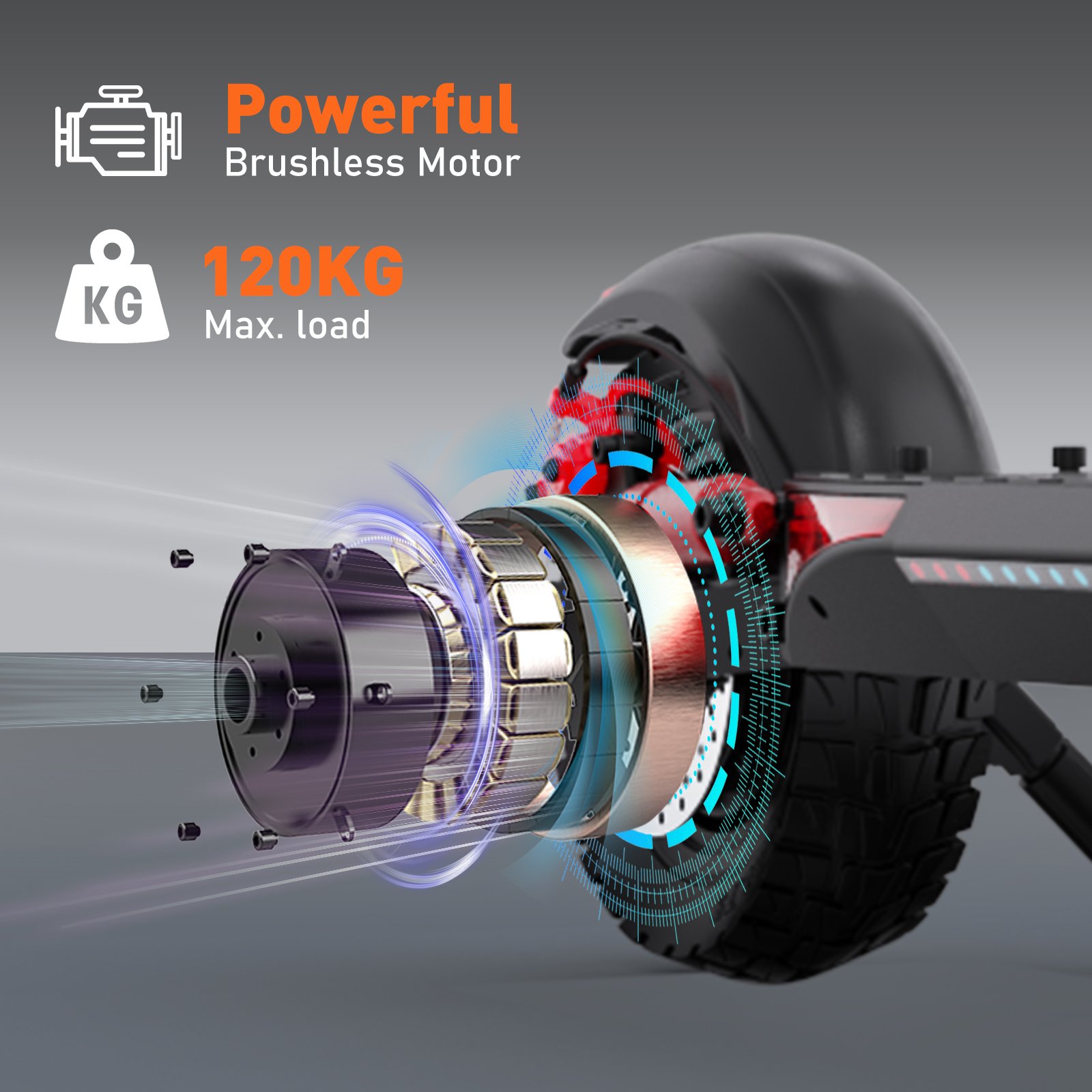 KOOLUX 48V 13Ah 500-800W for Adult Electric Scooter App Control Custom Logo Kick Off Road Solid Tire Foldable E- scooters