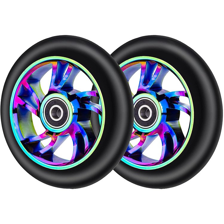 Custom 70mm Inline Skate Wheels Kids' Electric Scooter Flash Roller Wheel Outdoor Children Roller