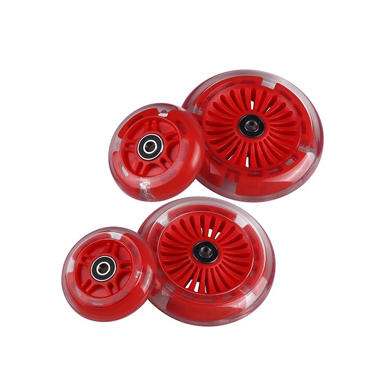Custom 70mm Inline Skate Wheels Kids' Electric Scooter Flash Roller Wheel Outdoor Children Roller