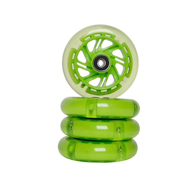 Custom 70mm Inline Skate Wheels Kids' Electric Scooter Flash Roller Wheel Outdoor Children Roller