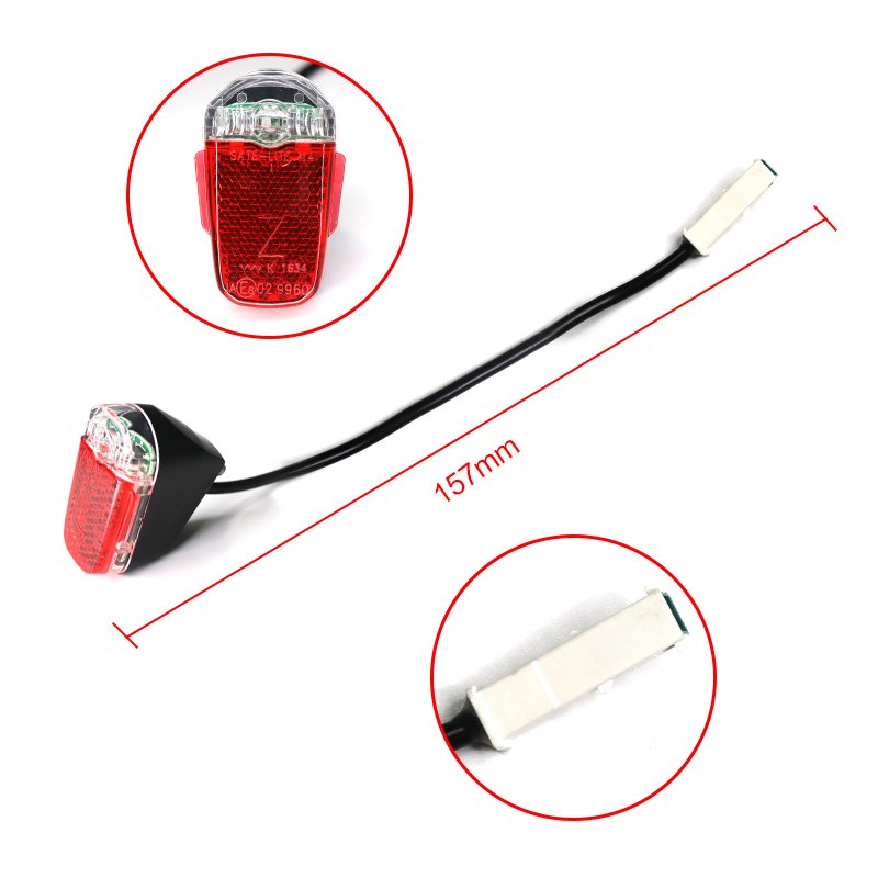 Rear Fender Taillight Stoplight Lamp for Max G30D/Sharing scooter Electric Scooter Mudguard Lights Parts