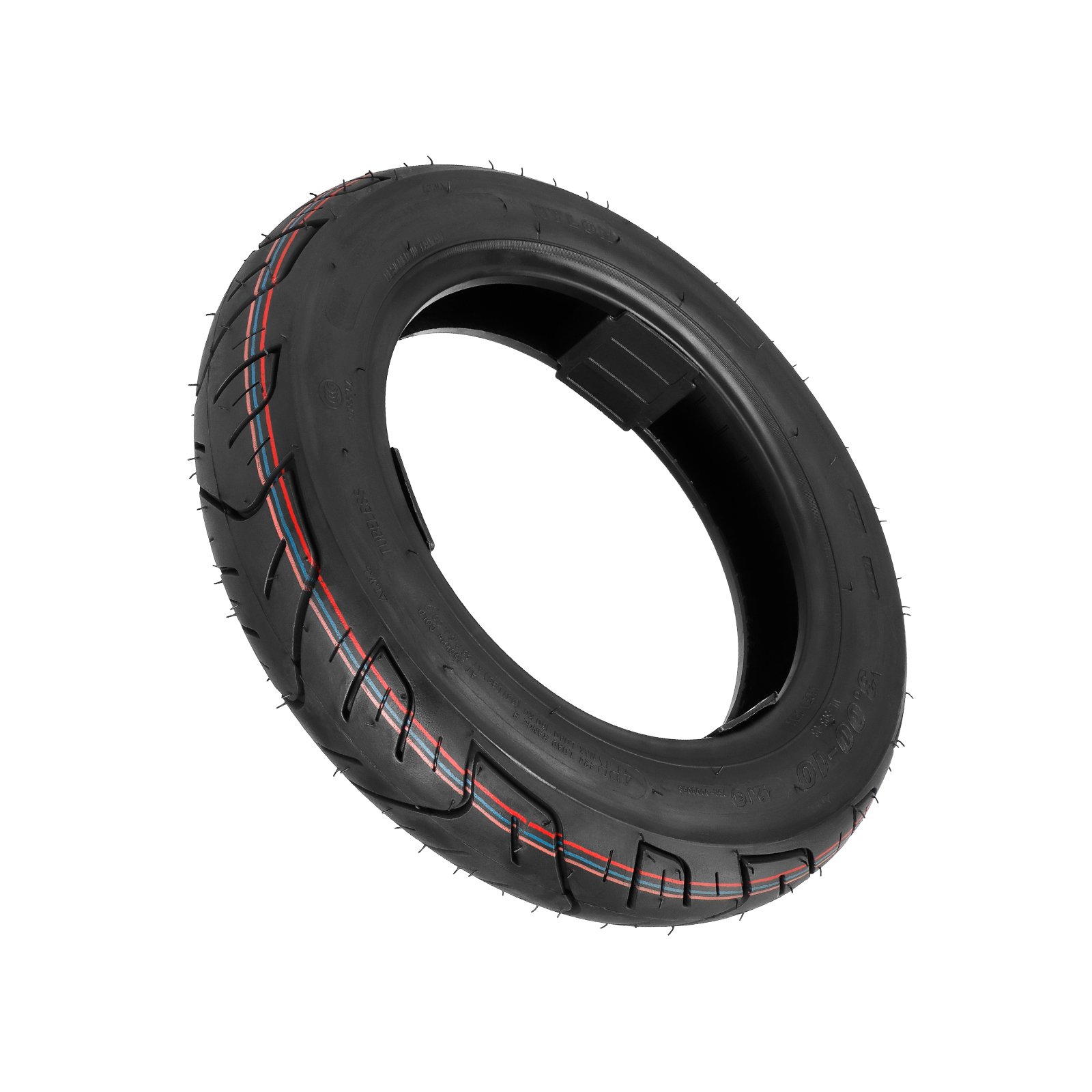 Ulip 3.00-10 Tubeless Tire with PVR50 Valve Front/Rear 14X3.2 Scooter Tyre Electric Motorcycle Tubeless Tires