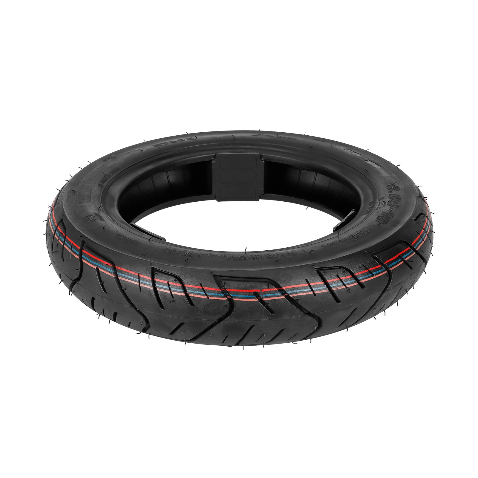 Ulip 3.00-10 Tubeless Tire with PVR50 Valve Front/Rear 14X3.2 Scooter Tyre Electric Motorcycle Tubeless Tires