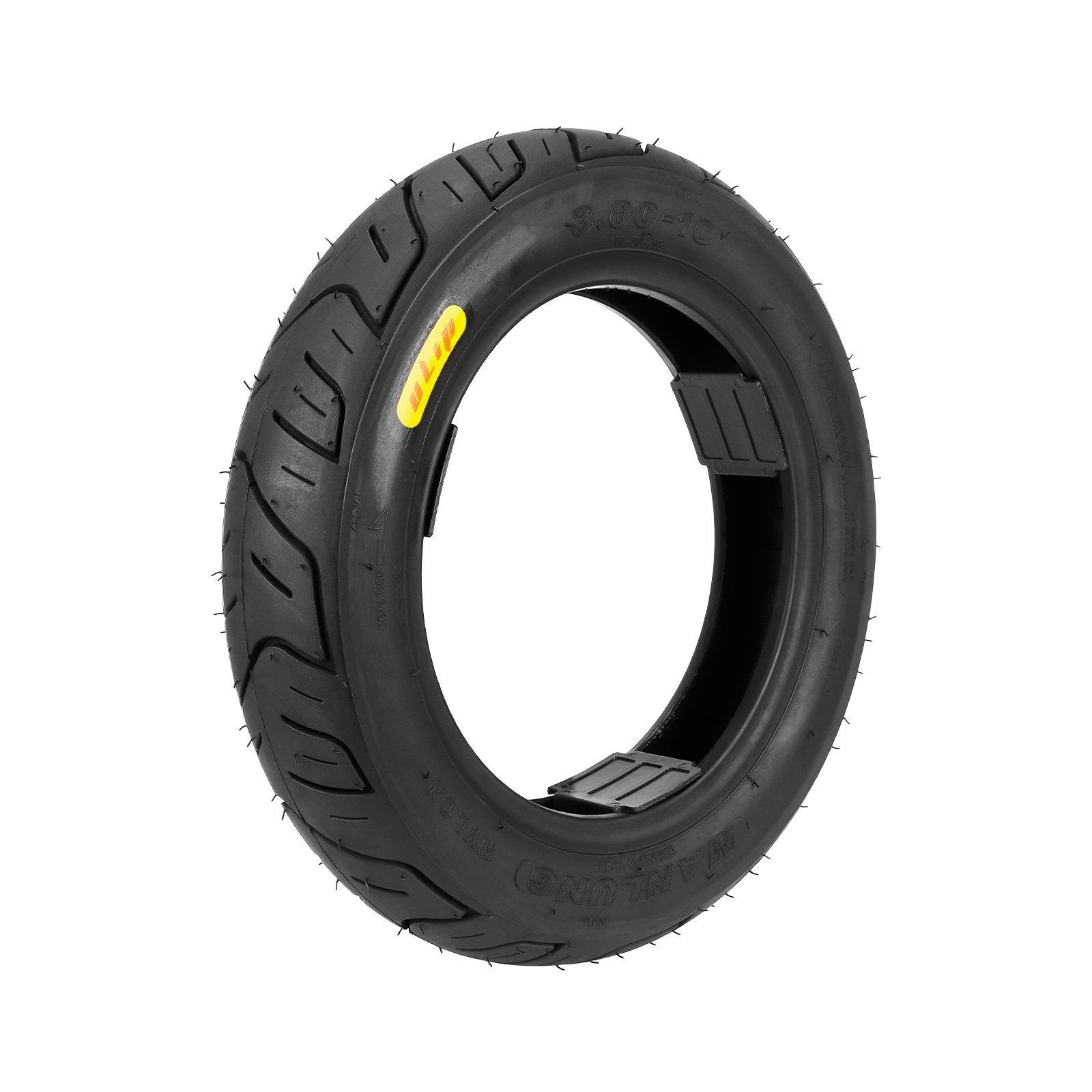 Ulip 3.00-10 Tubeless Tire with PVR50 Valve Front/Rear 14X3.2 Scooter Tyre Electric Motorcycle Tubeless Tires
