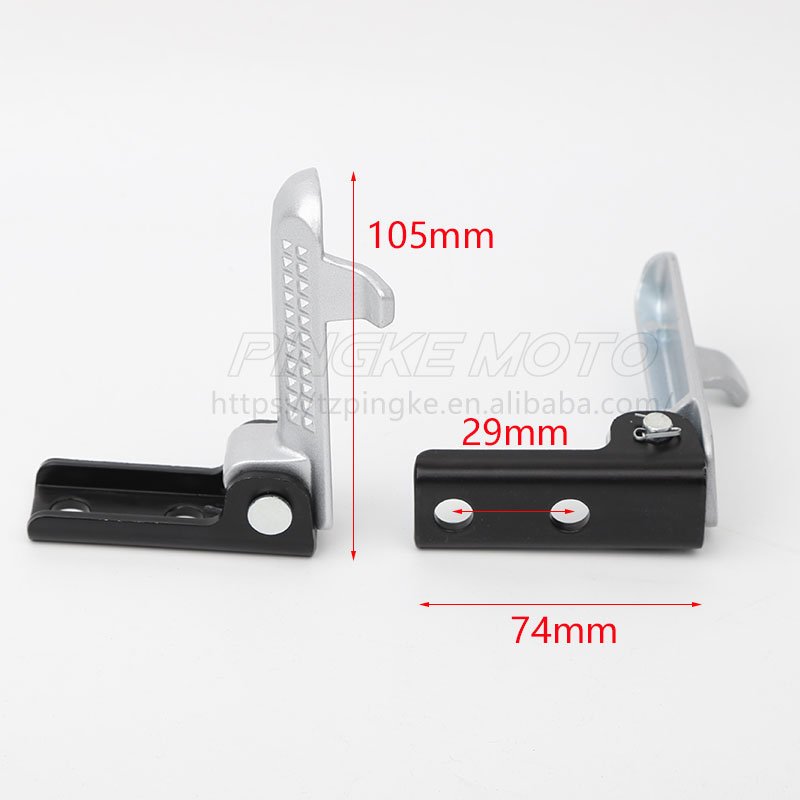High Performance Electric Scooter Pedal Bracket Motorcycle Aluminum Folding Footrest Pegs Accessories