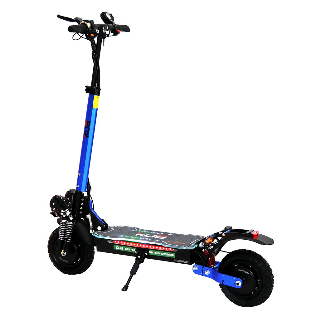 KU8 Foldable 10inch Disc brake Off Road tyres 2400W Daul Motors with Adult Fast Electric scooter