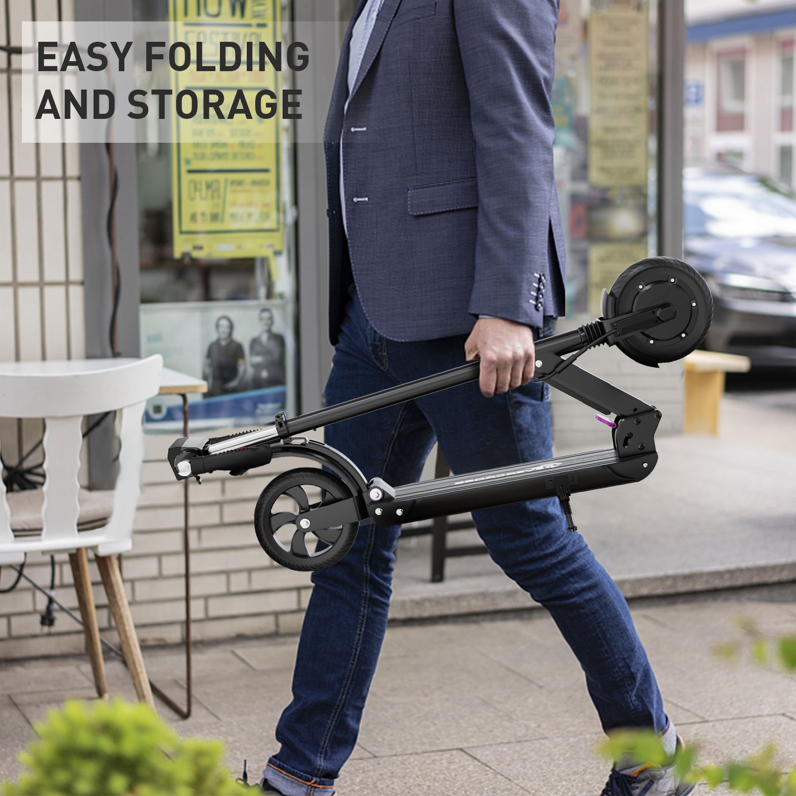 KOOLUX Customized 8Inch 350W 36V 7.5Ah Off Road Electric Scooter EU/US Warehouse Two Wheels Foldable Electric Kick Scooter
