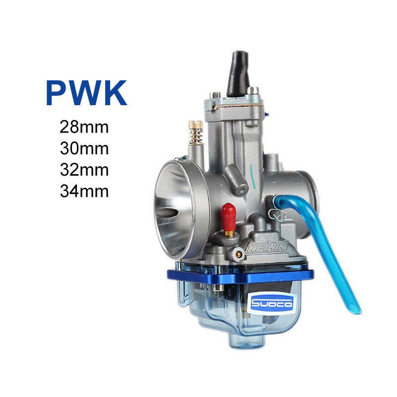 Blue Boul Carb Motorcycle Carburetor Pwk Carburetor 28 30 32 34mm With Power Jet For Mikuni 2t 4t Engine Racing Parts Scooters