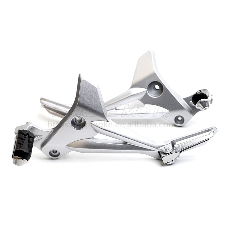 High Quality Motorcycle Aluminum Alloy Footrests Pedal Foot Pegs Triangle Pedal Assembly Fits