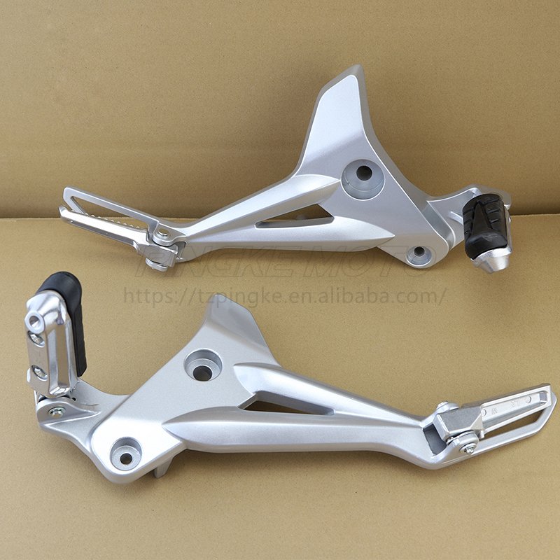 High Quality Motorcycle Aluminum Alloy Footrests Pedal Foot Pegs Triangle Pedal Assembly Fits