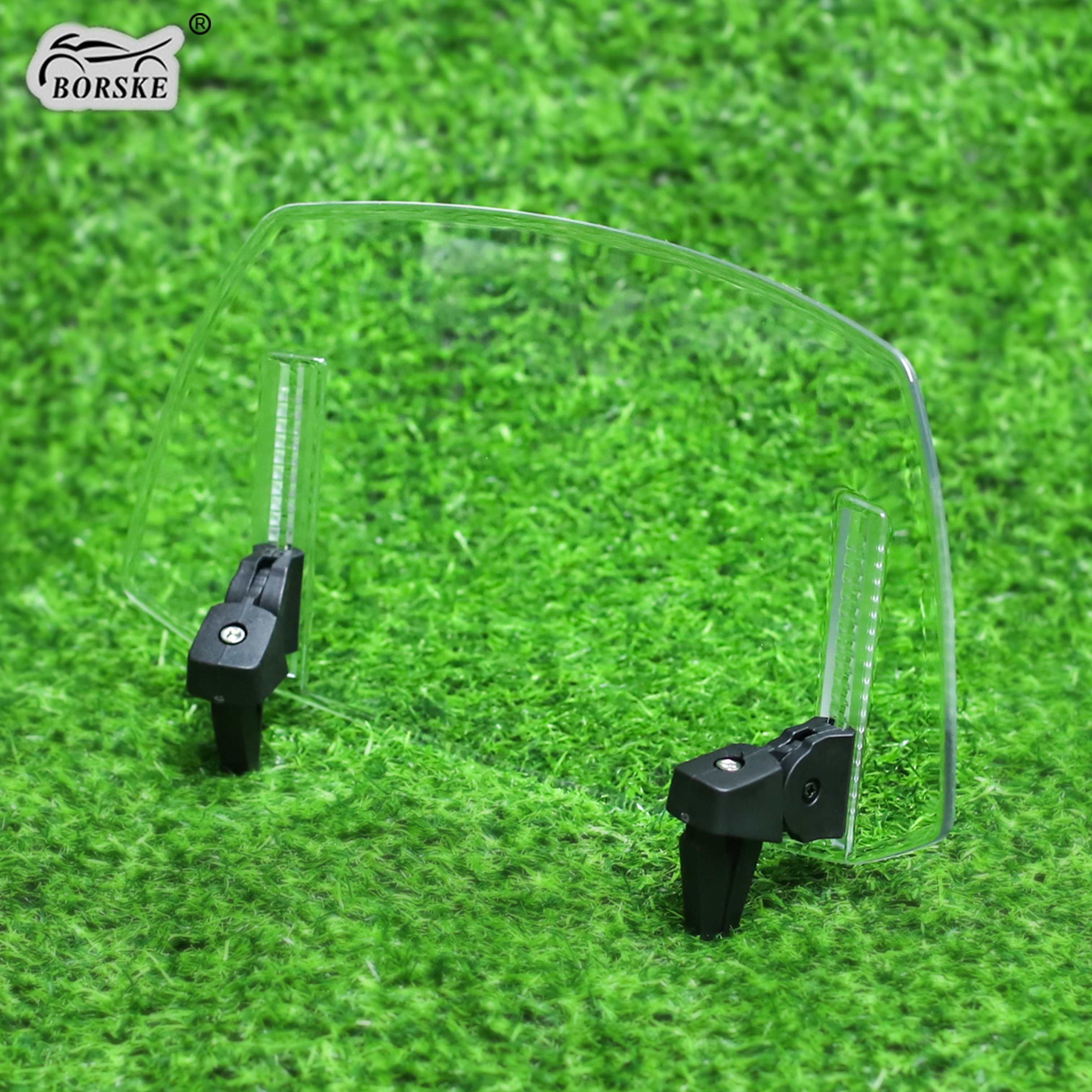 Motorcycle Windshield Manufacturer Electric Vehicle PMMA 30*17.5cm Universal Protection Cover Windshield Modified Windscreen