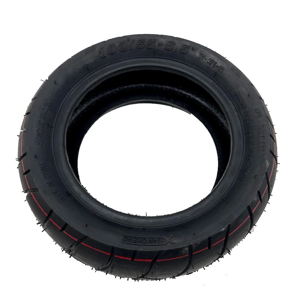 Superbsail 100/55-6.5 Tubeless Tire 100/65-6.5 Thickened Wear-resistant Vacuum Tyre with Air Valve for Electric Scooter