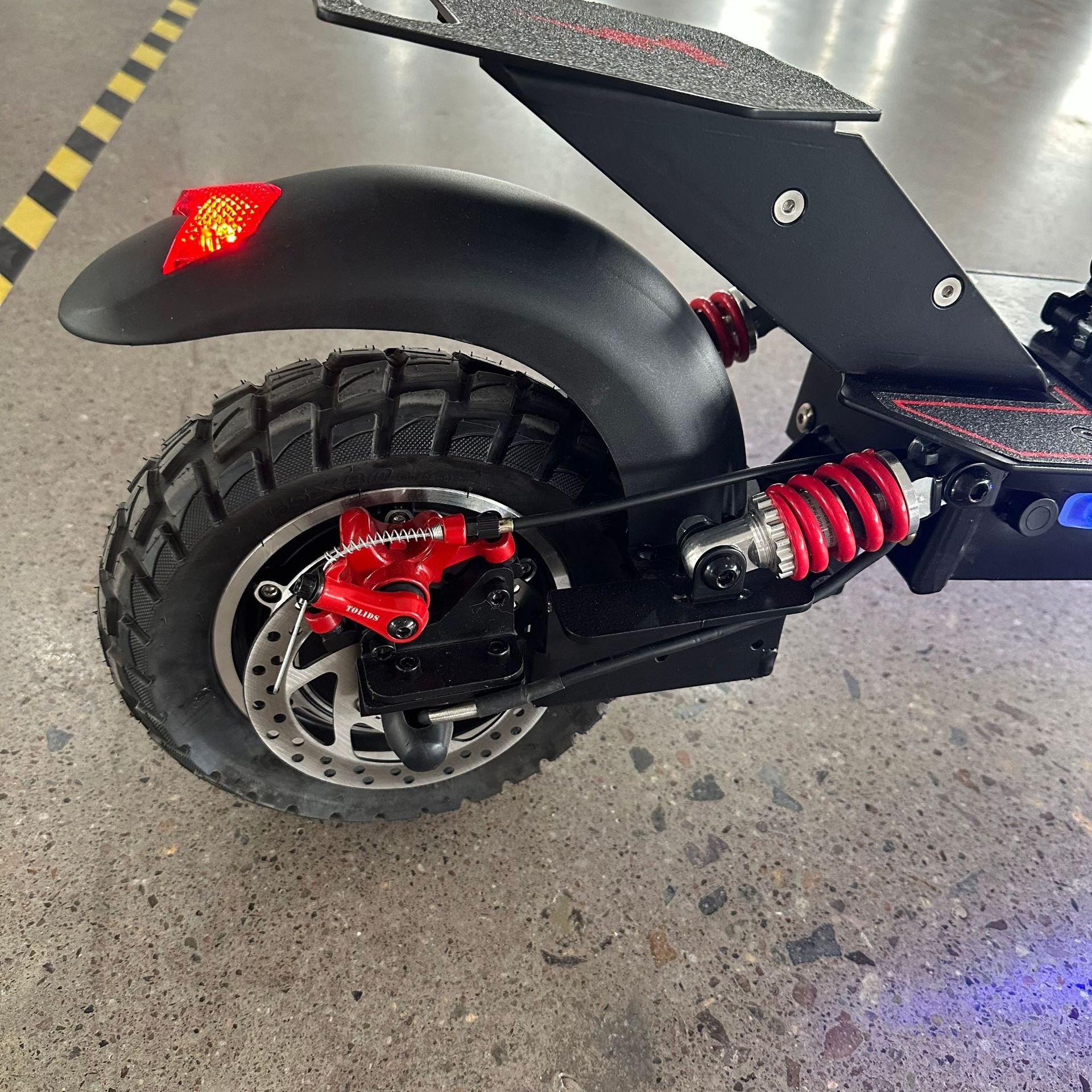 Hot Sale 10-Inch Dual Drive Electric Scooter with Running Lights and Spotlights 55Km/h Speed Comfortable Seat