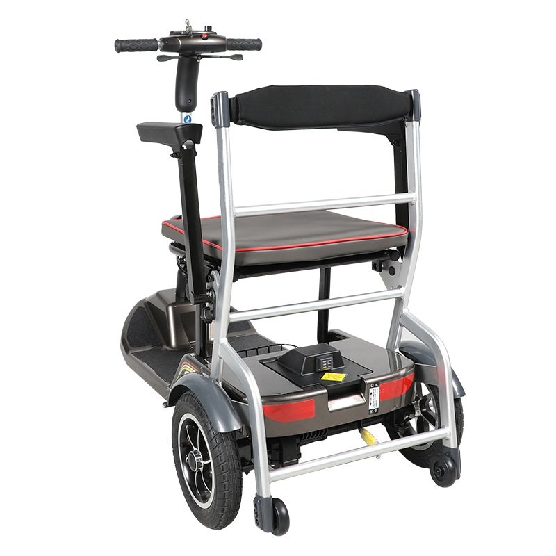 KSM-907 Modern Fashion Electric Folding Scooter, Lightweight Mobility Scooters Wheelchair 4 Wheel Only 19kgs Used Immediately