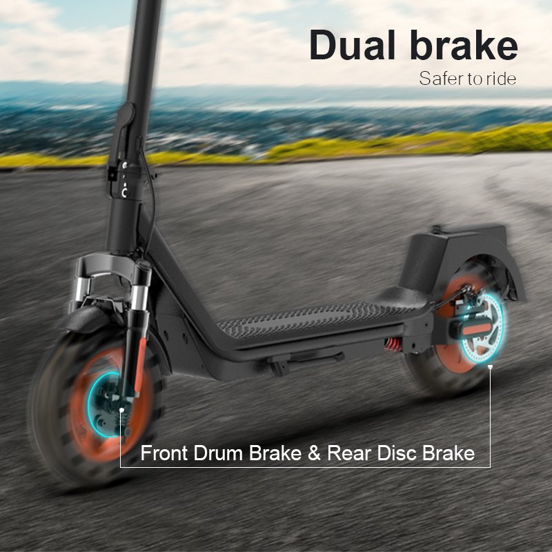 Citycoco H10 500W Powerful Scooter Electric Fat Tire 10 Inch Daul Brake City Drive Electric Scooter Adult
