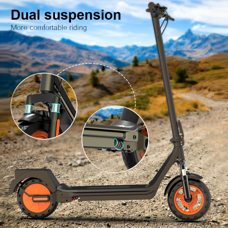 Citycoco H10 500W Powerful Scooter Electric Fat Tire 10 Inch Daul Brake City Drive Electric Scooter Adult