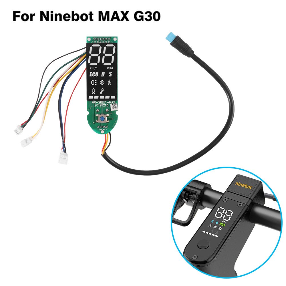 New Image Original Dashboard For MAX G30 Kick Escooter Electric Scooter Controller Dash Board Display Assembly Kit Scooter Board