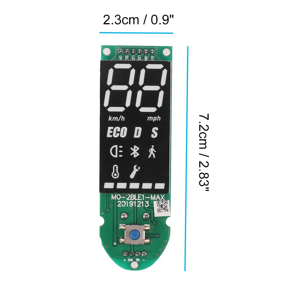 New Image Original Dashboard For MAX G30 Kick Escooter Electric Scooter Controller Dash Board Display Assembly Kit Scooter Board