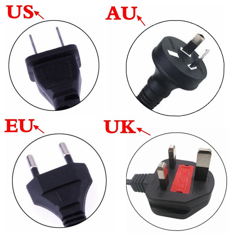 Superbsail Scooter Power Charger 42V 2A Adapter EU/UK/US/AU Plug For Mi M365/ES2/ES4 Electric Scooter Parts CE Battery Charger