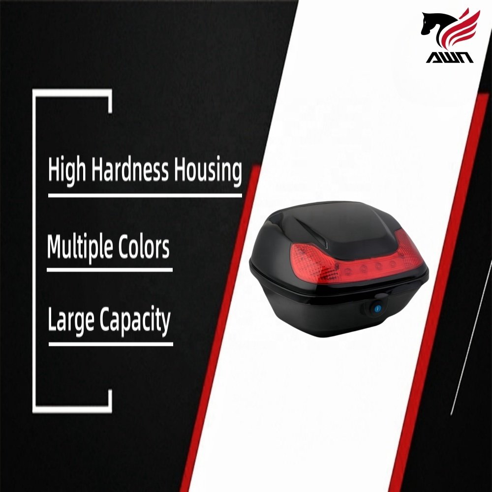 Hot Selling Motorcycle Tail Box Waterproof Motorcycle Tail Boxes PP Motorbike Motorcycle Accessories