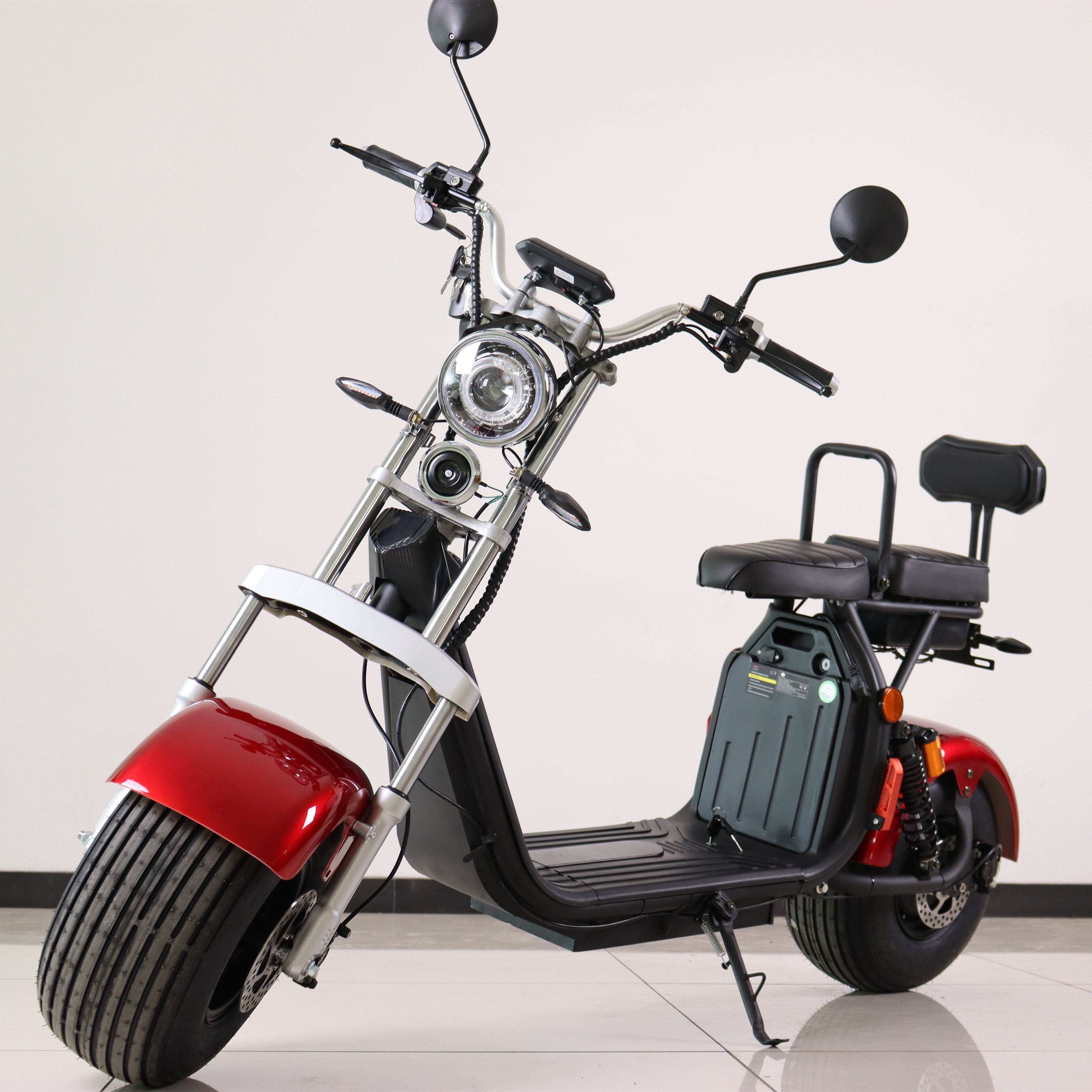 City coco european warehouse DDP 1500w 60V 20Ah fat electric city coco scooters for Adults
