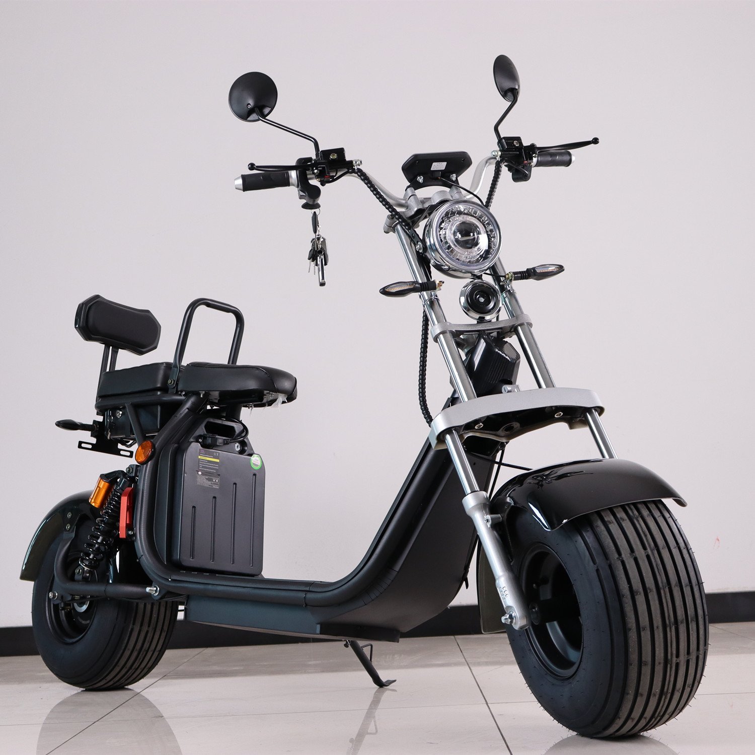 City coco european warehouse DDP 1500w 60V 20Ah fat electric city coco scooters for Adults