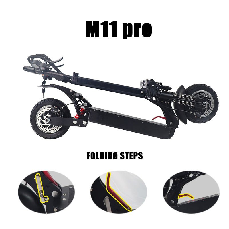 Electric Scooter 2000w/2400w 60v22.5ah M1 pro Dual Motor Foldable Adult 10inch Off Road Tire Hot Selling Novel Design