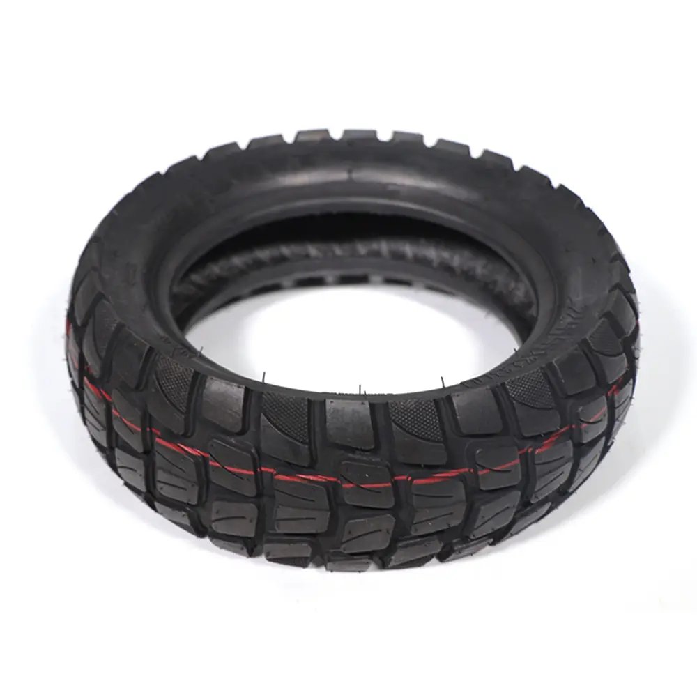 EU warehouse TUOVT 255x80 Tire with 90 degree Inner For Scooter Zero 10x KuGoo M4 / M4 pro 10 Inch Escooter Off Road Tire