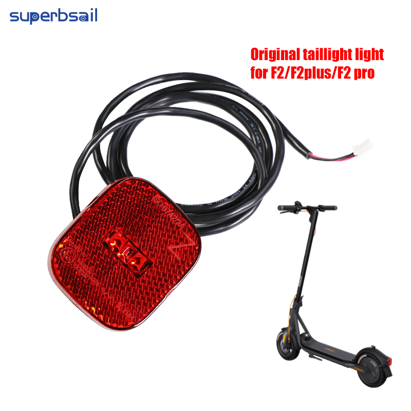 Original Ninebot F2/ F2 Plus / F2 Pro Scooter Tail Light With Wire LED Lamp Skateboard Safety Rear Lights For Ninebot F2 Scooter