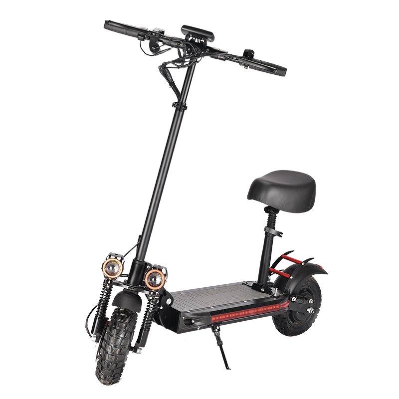 1200W 1600W 48V 10 Inch Adult Electric Scooter 2 Wheel 70 Km/H Electro Scooter Electrique