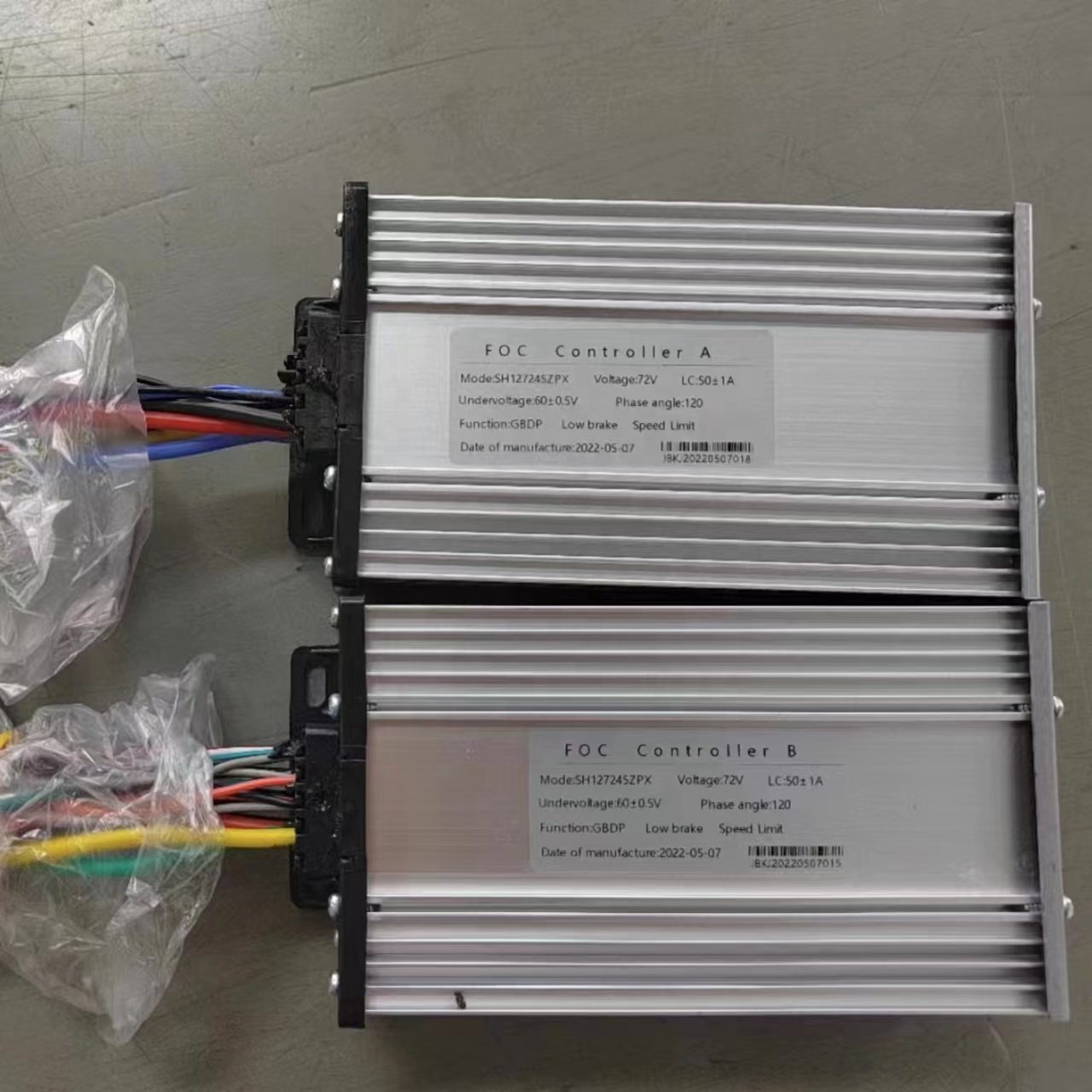 JINGBO foc 60V 72V 25A 35A 45A 50A scooter sine silent motor controllers A+B FOC scooter parameters adjustable upgrade version