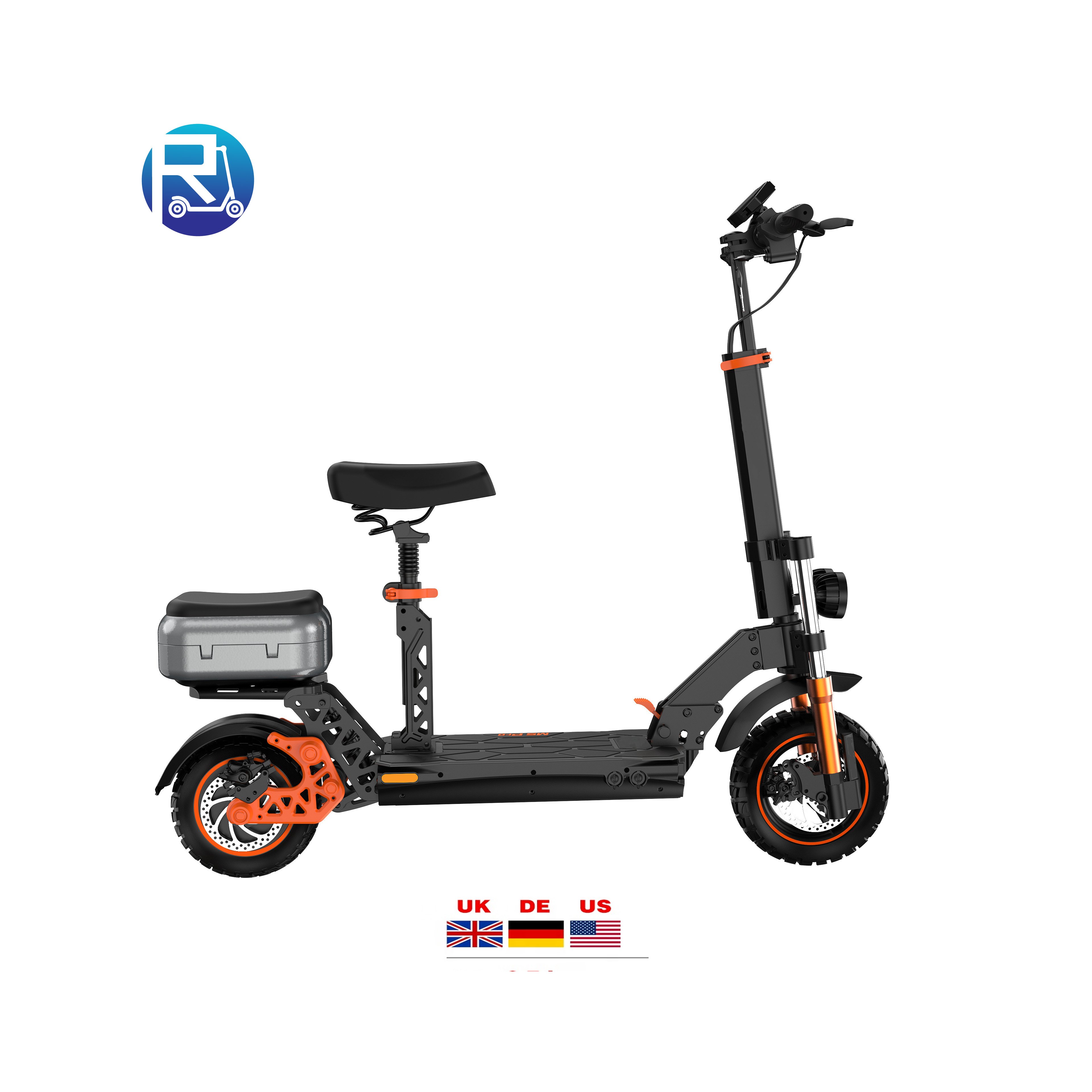 1000W With dual disc brakes a range of up to 70km Factory sale electric scooters