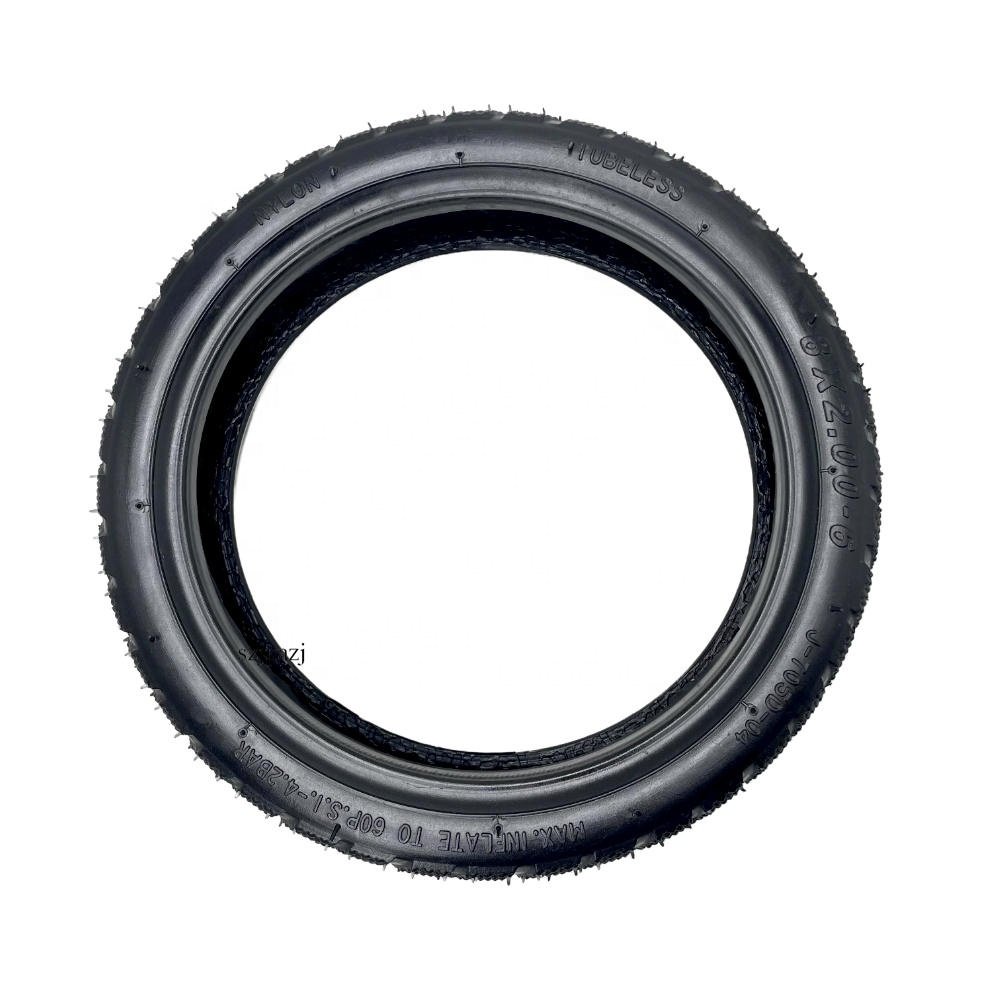 8x2.00-6 Tubeless Tire for 8 Inch Electric Scooter Pneumatic Wheel Vacuum Tyre Accessories