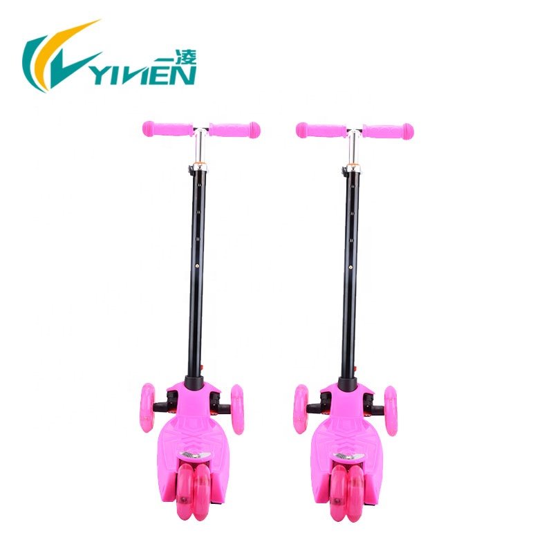 3 PU Wheel Lightweight Adjustable Kids Toys Walking Baby Scooter foldable kids scooter
