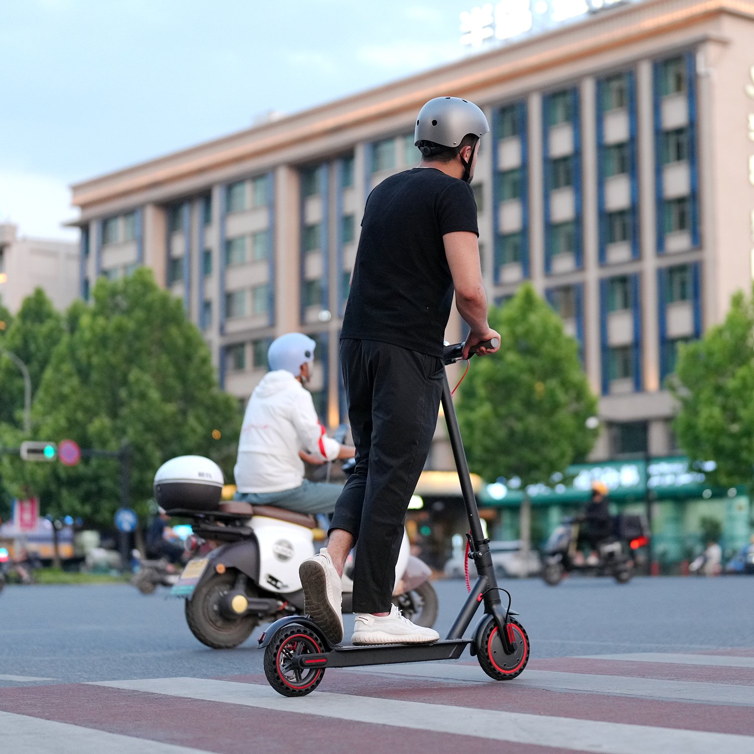EU/USA warehouse fast shipping 350W 8.5 inch folding electric scooter portable e scooter ebike 25km/h for men women