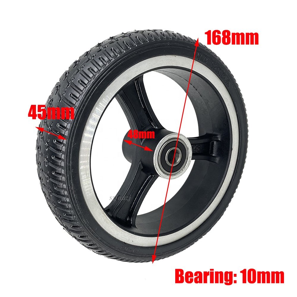 High Quality 6.5 Inch Solid Tyre 6.5 Inch Solid Wheel for Electric Scooter Accessories