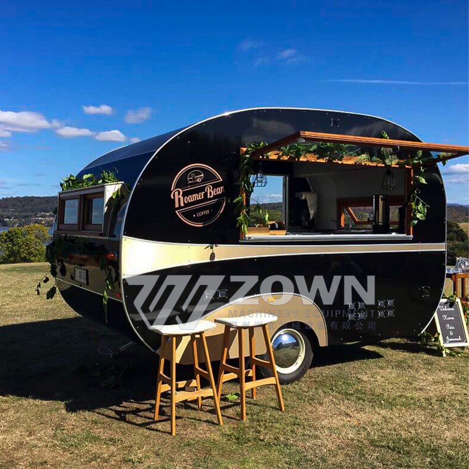 Electric coffee food cart mobile pancake Ice Cream food truck with Full Kitchen Equipments