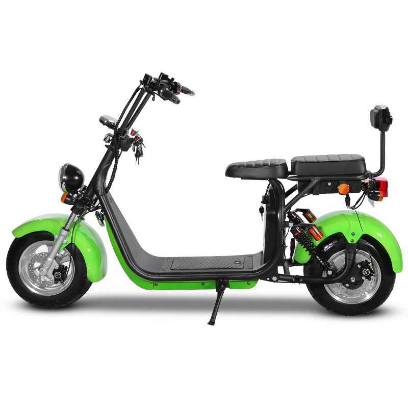 Eu Warehouse GaeaCycle CP-1.7 60v 40ah EEC COC 25km/h 45km/h 10inch 1500w Fat Tire Electric Scooter Citycoco