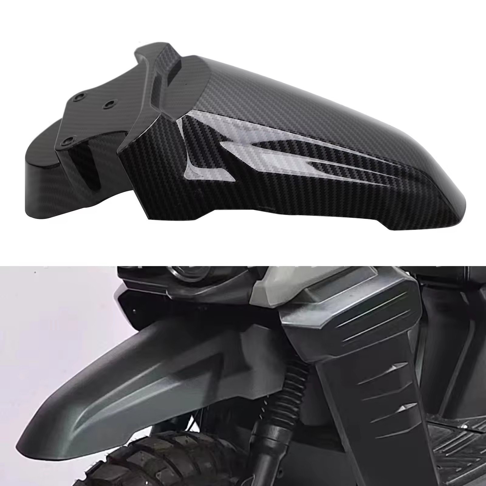 Modified Carbon Fiber Front Fender for tank yamaha zuma bws 125 motorcycle accessories