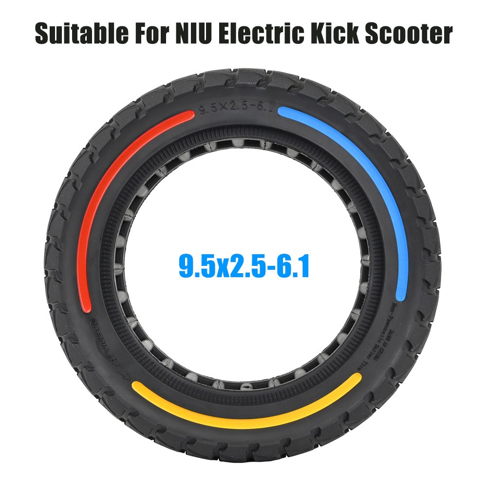 Scooter Parts 9.5x2.5-6.1 Scooter Tire 9.5 Inch Explosion-proof Tire for Niu Electric Scooter Adults Solid Tire