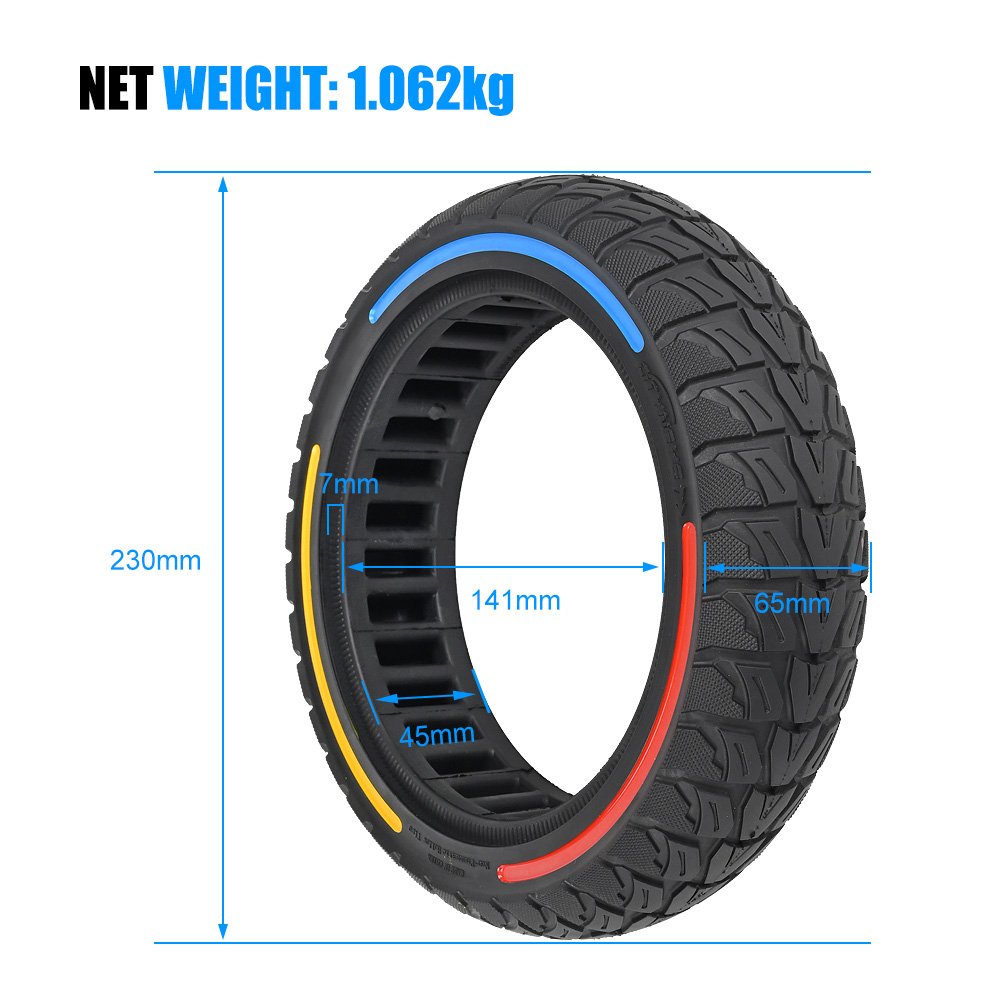Scooter Parts 9.5x2.5-6.1 Scooter Tire 9.5 Inch Explosion-proof Tire for Niu Electric Scooter Adults Solid Tire