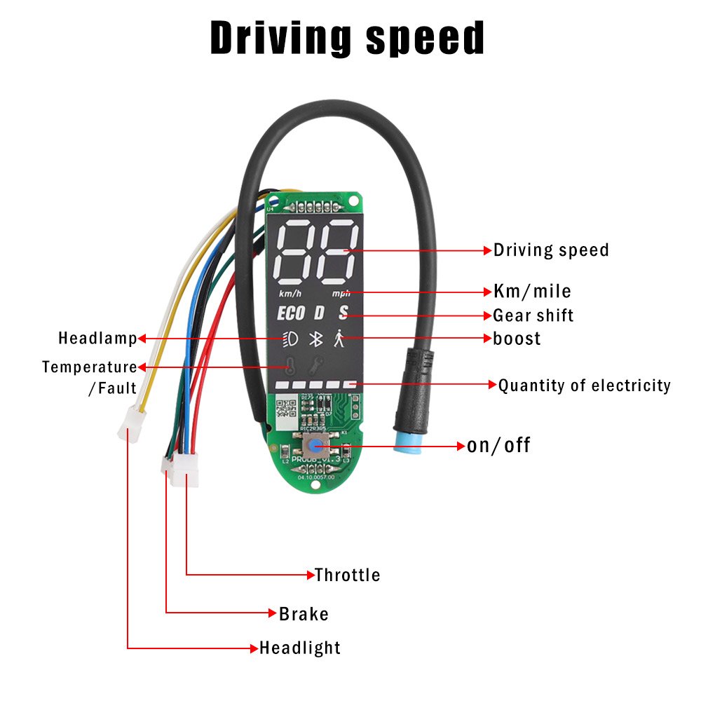Dashboard Circuit Board Led Screen for Ninebot G30 MAX Electric Scooter Repair Spare Parts Accessories