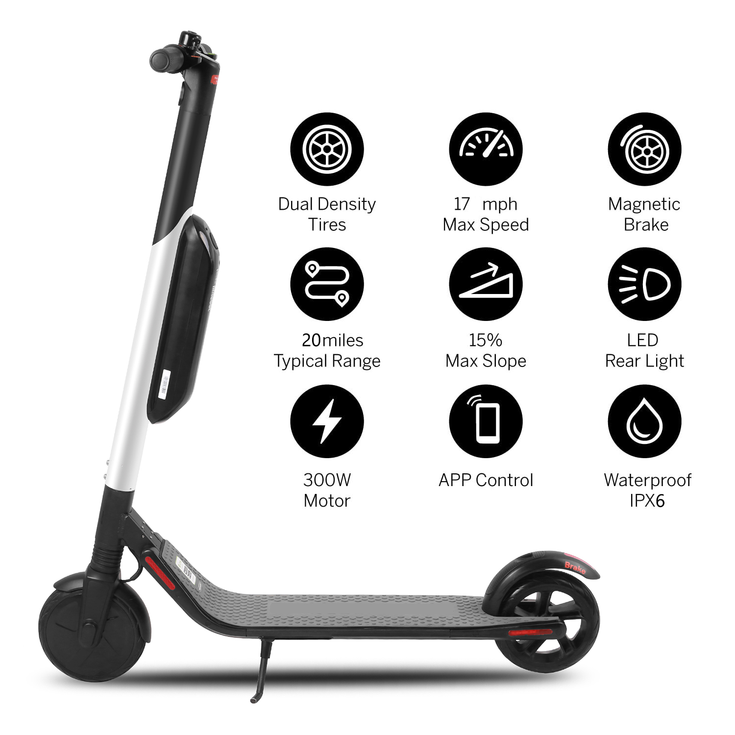 300w Electrical Scooters Manufacturers Moped Scooters Electric Light City Street Legal Electric Scooter