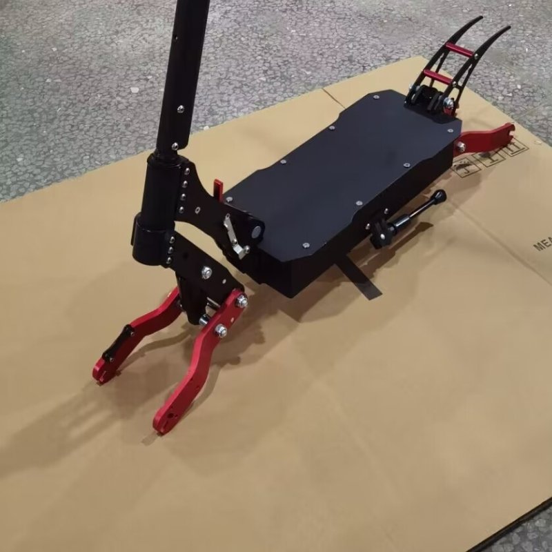 Electric scooter E5A frame 11inch C fork shock absorber open size 150mm aluminum alloy adult folding electric scooter part