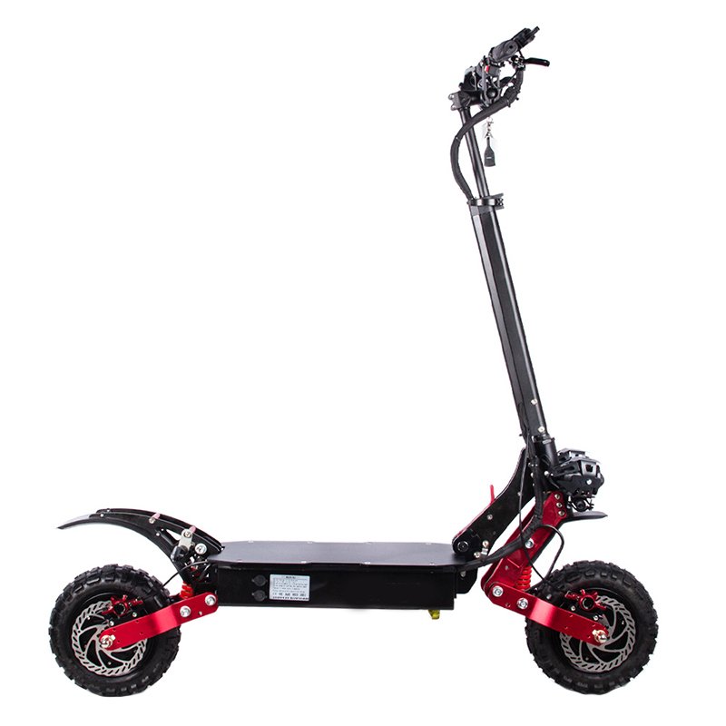 Electric scooter E5A frame 11inch C fork shock absorber open size 150mm aluminum alloy adult folding electric scooter part