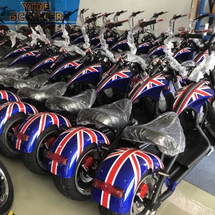 EEC COC citycoco electric scooter with Light 2000w 60v e-scooter powerful long range Citycoco electric motorcycles for adult