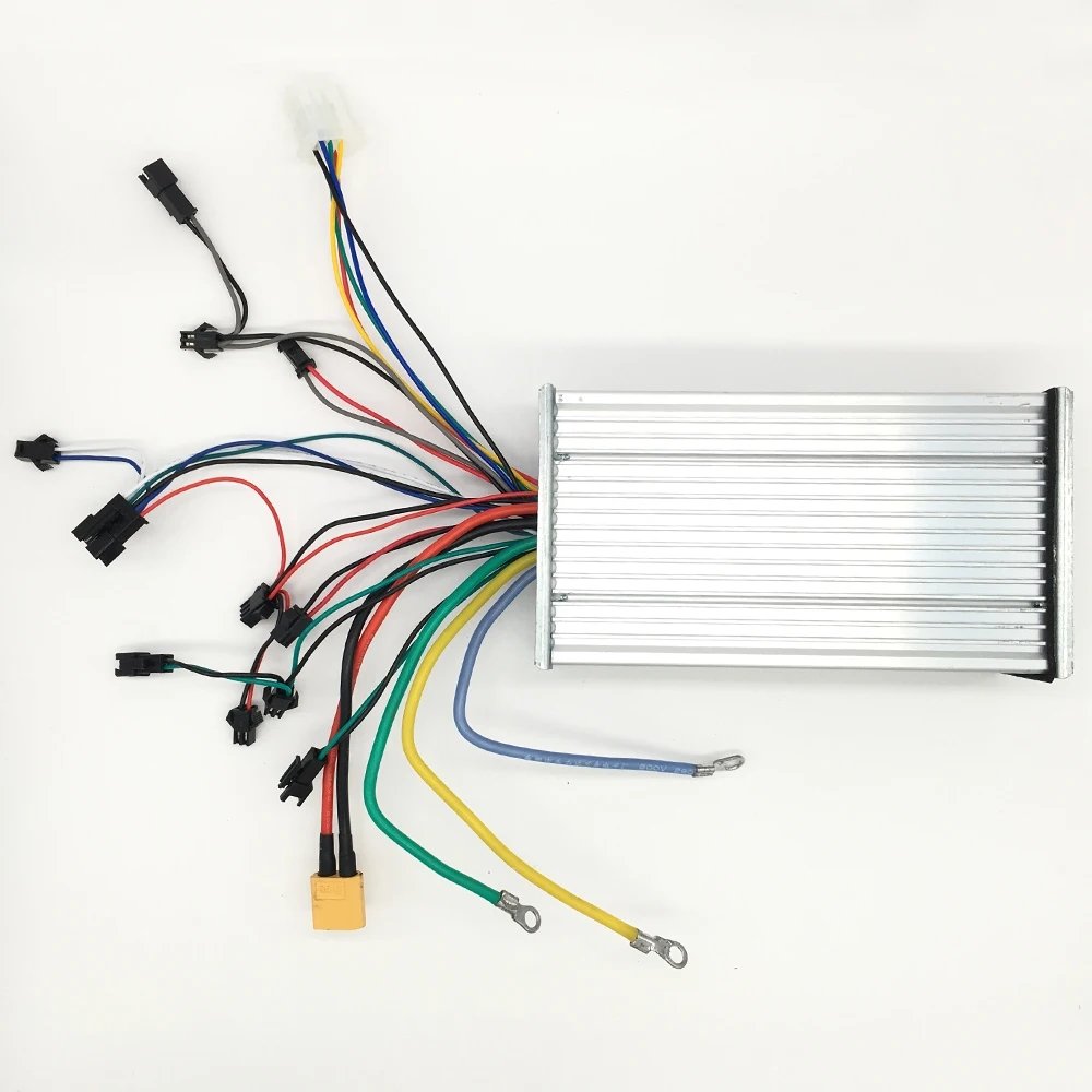 ZB 72V 50A Controller for Dual Motor 7000W Electric scooter Hall Brushless Controller AB Front and Rear Drive Controller