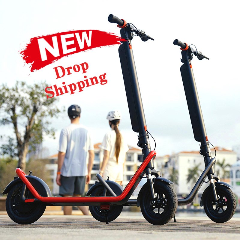 2024 EU USA warehouse new design X11 Escooter 36V 13Ah 450W 10 inch big two wheel foldable buy Electric Scooters manufacturer