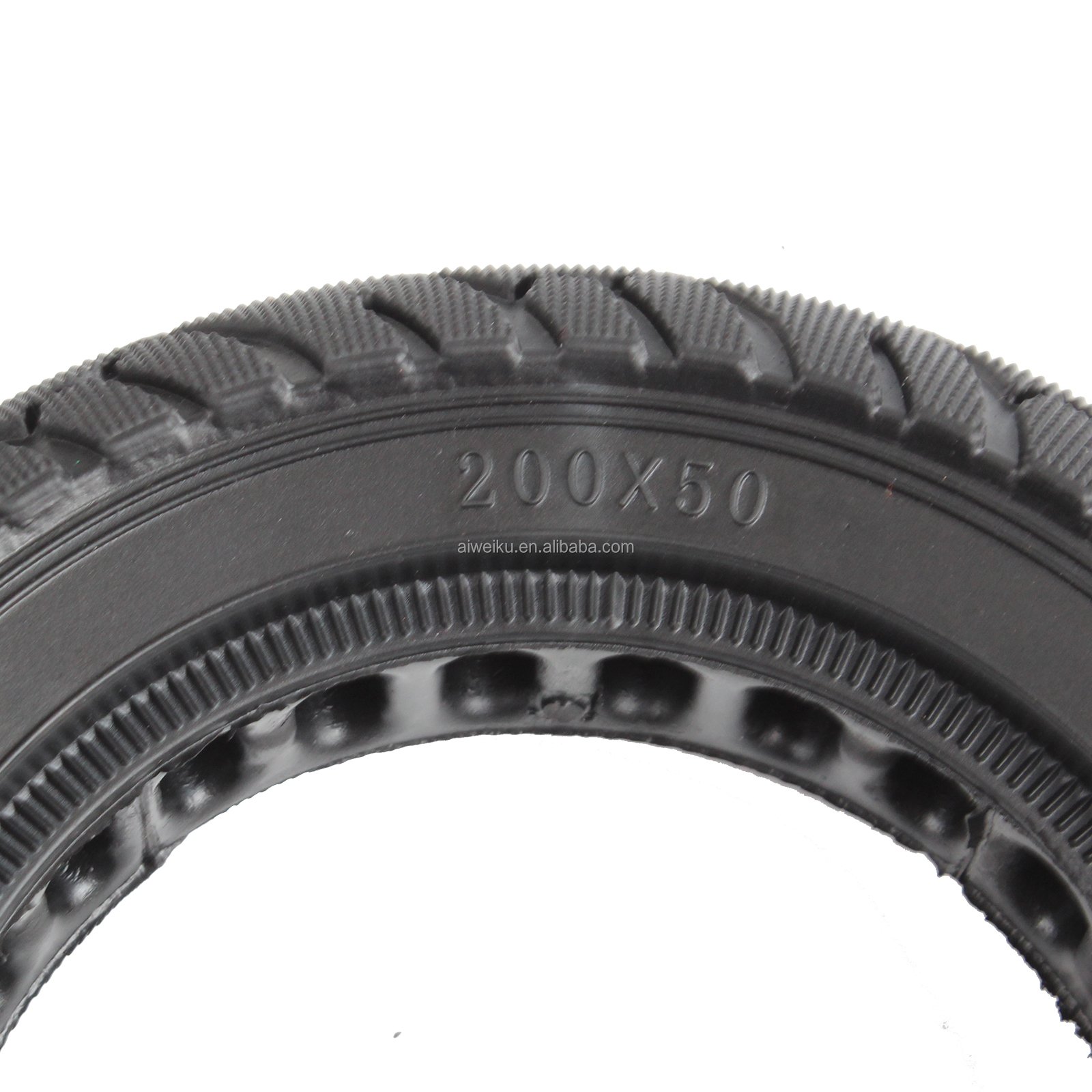 200*50 Solid Tire 8 Inch Explosion-Proof Widened Tire 120mm Inner Diameter for 8 Inch Electric Scooter Wheel Tyre Parts